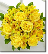 Букет №103 -  желтые розы. Цены 1500 руб.